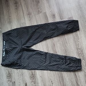 Publish Men's Black and White Polkadot Joggers